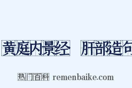 黄庭内景经·肝部造句是什么意思的图片
